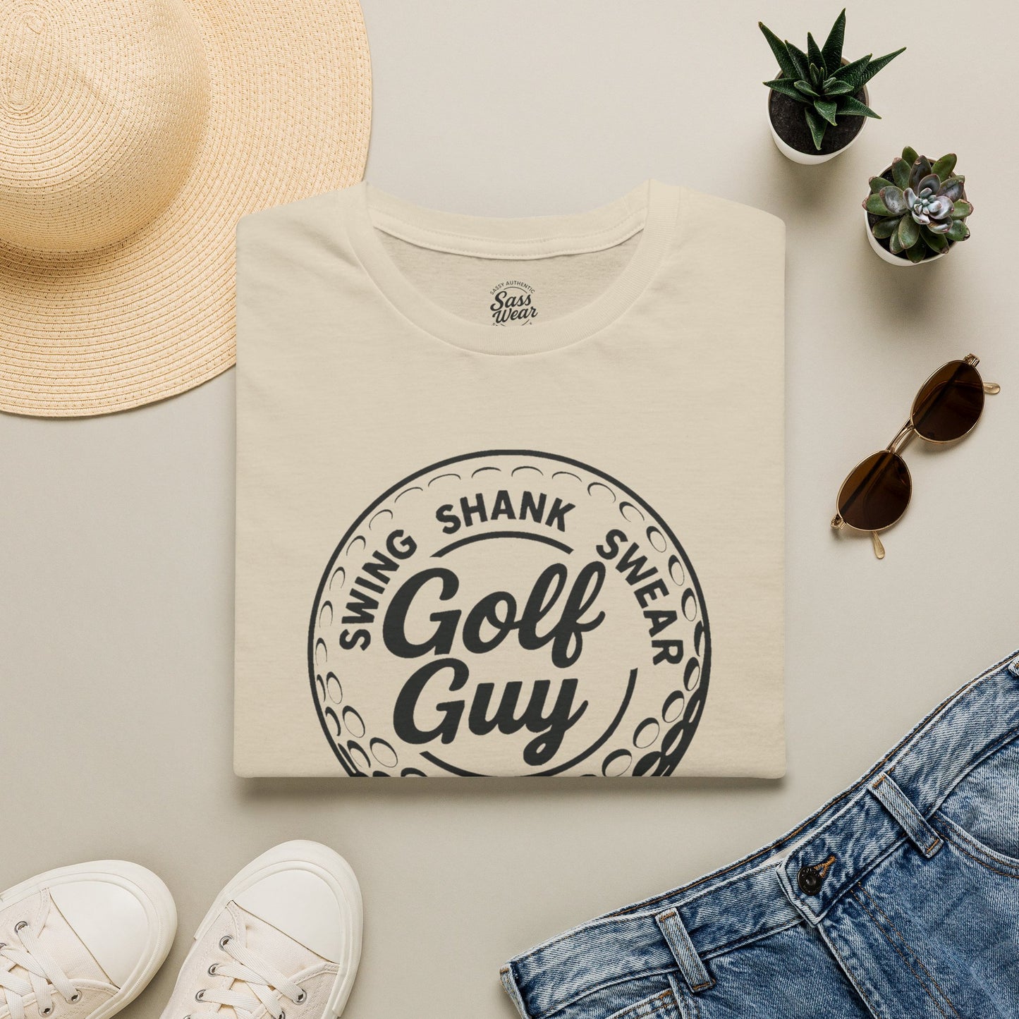 Golf Guy logo Softstyle T-Shirt