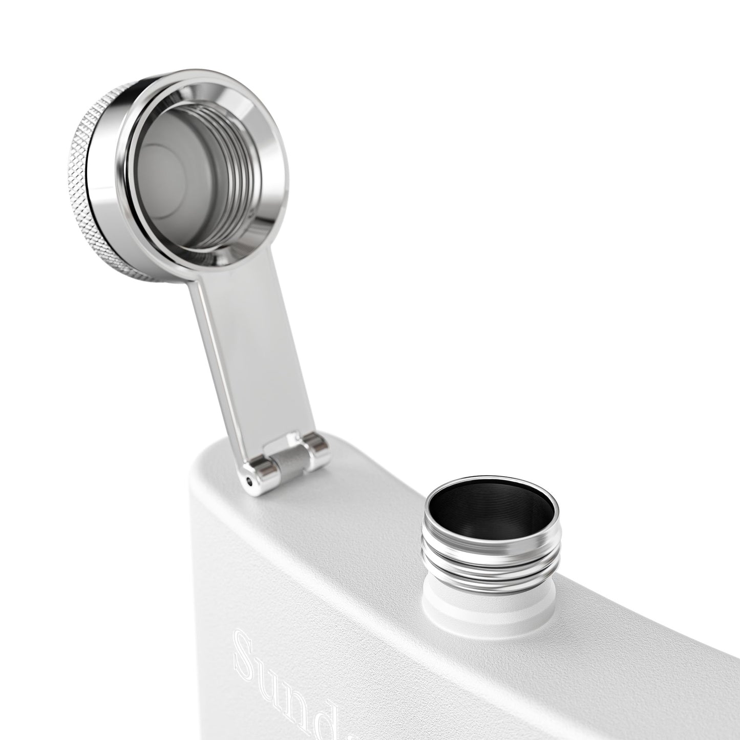 Sunday Church Golf Sleek Stainless Steel Flask