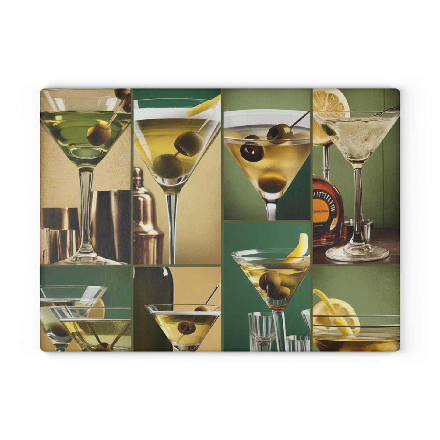 martini glass Cutting Board