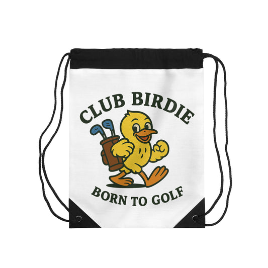 Club Birdie Born to Golf Drawstring Bag