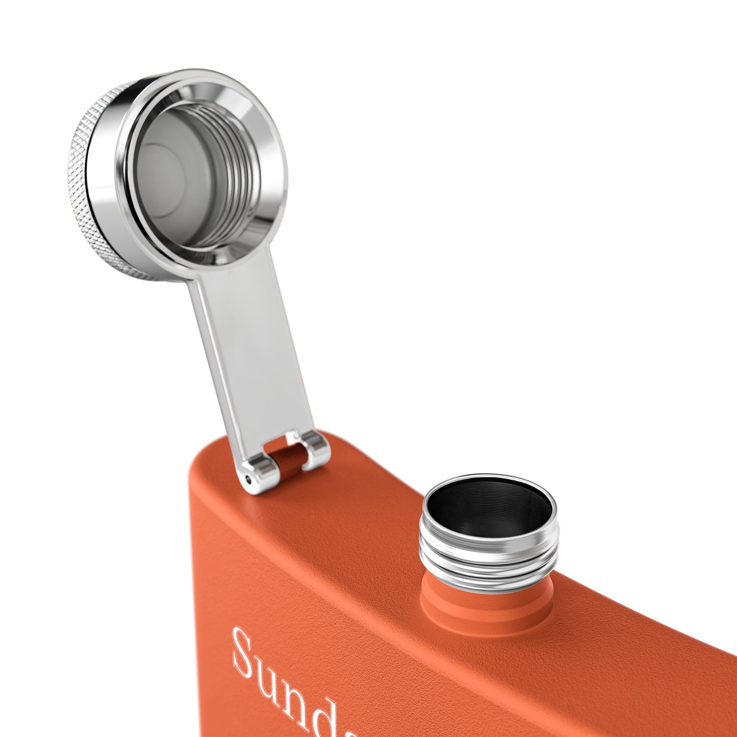 Sunday Church Golf Sleek Stainless Steel Flask