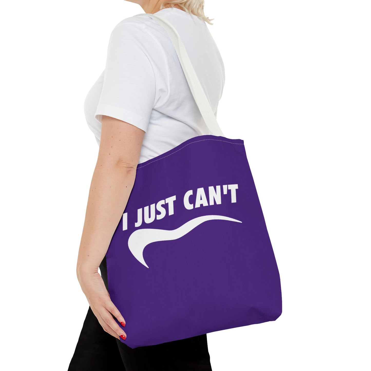 Purple I just can't Tote Bag