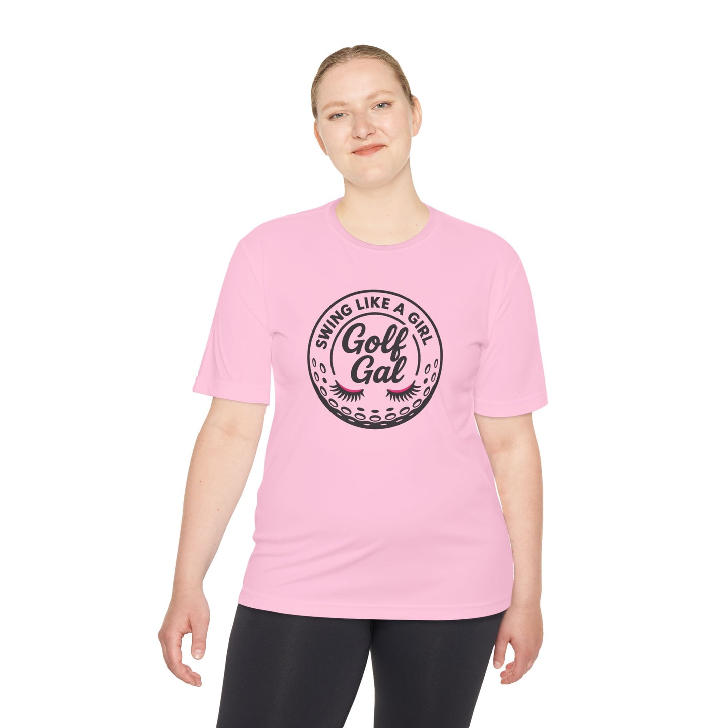 Golf Gal Logo moisture wicking tee unisex