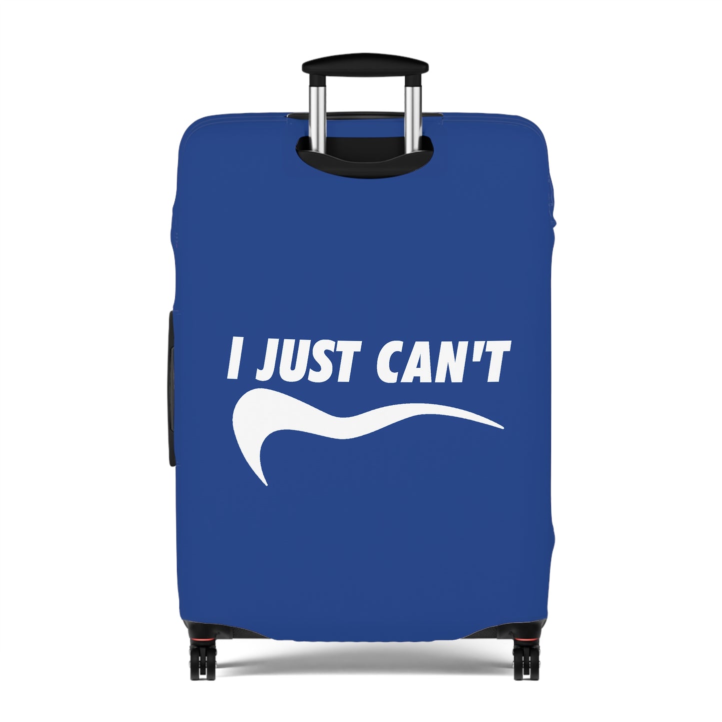 I Just Can't Luggage Cover Blue