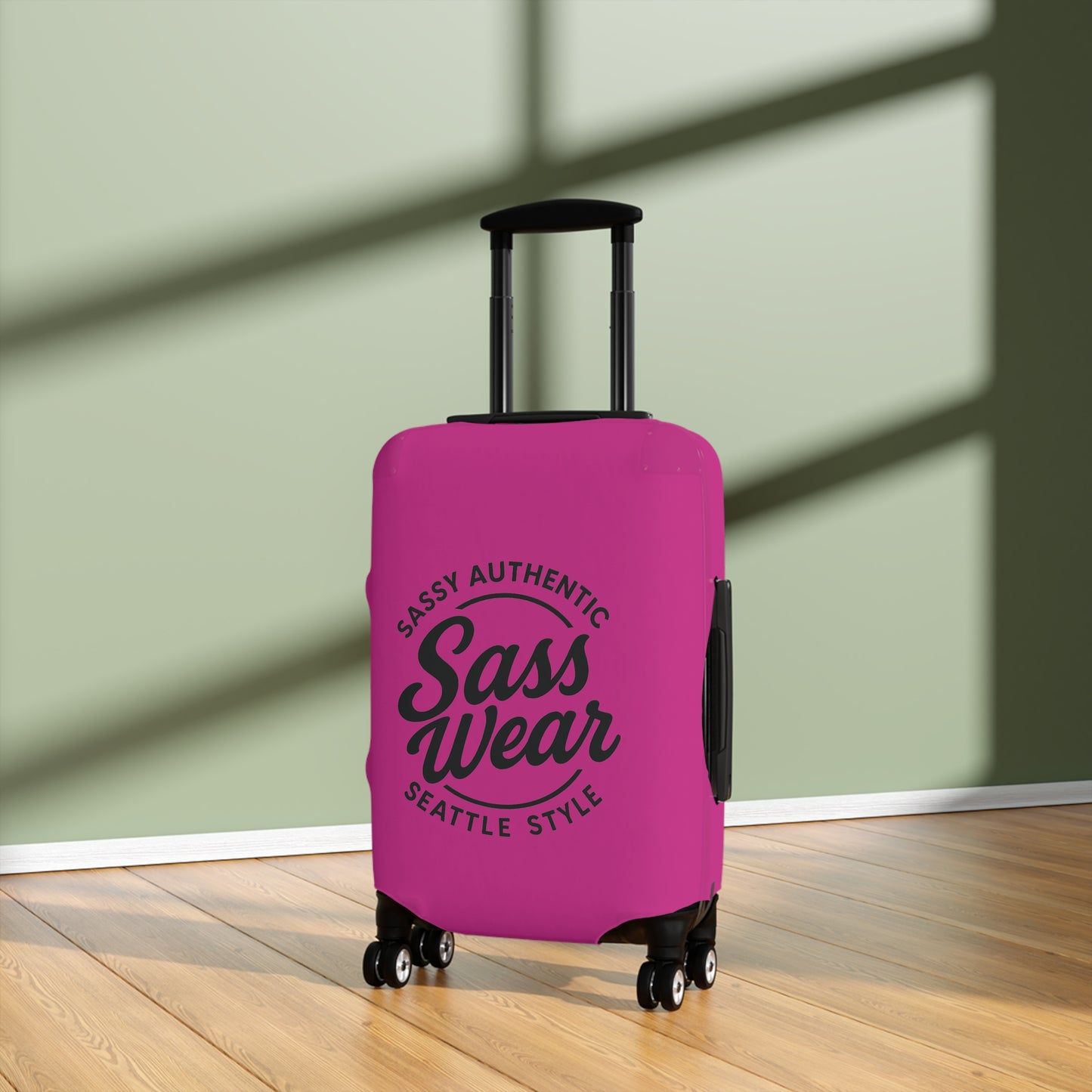 Sass Wear Luggage Cover Hot Pink