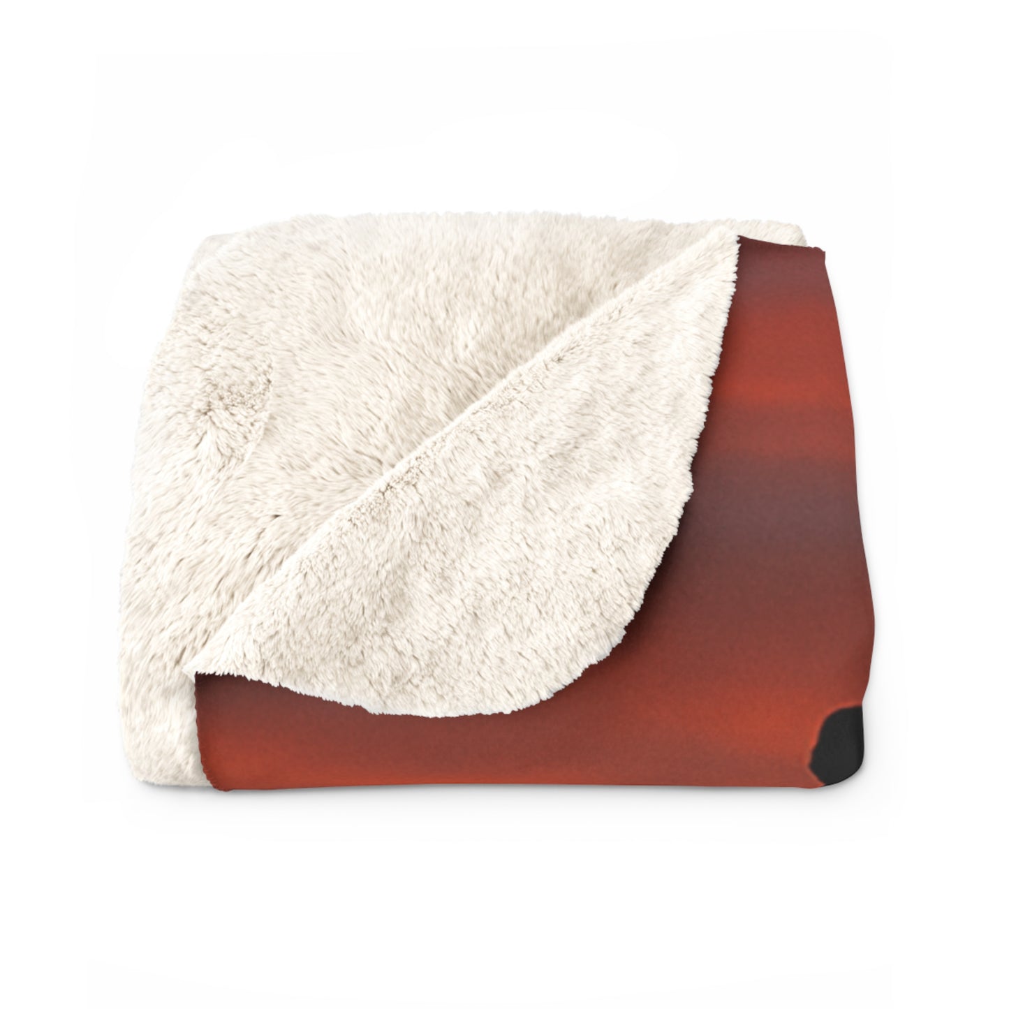 Golf Girl at Sunset Sherpa Fleece Blanket