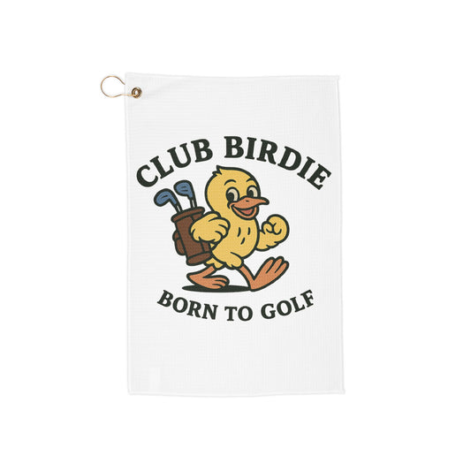 Club Birdie Born To Golf Golf Towel