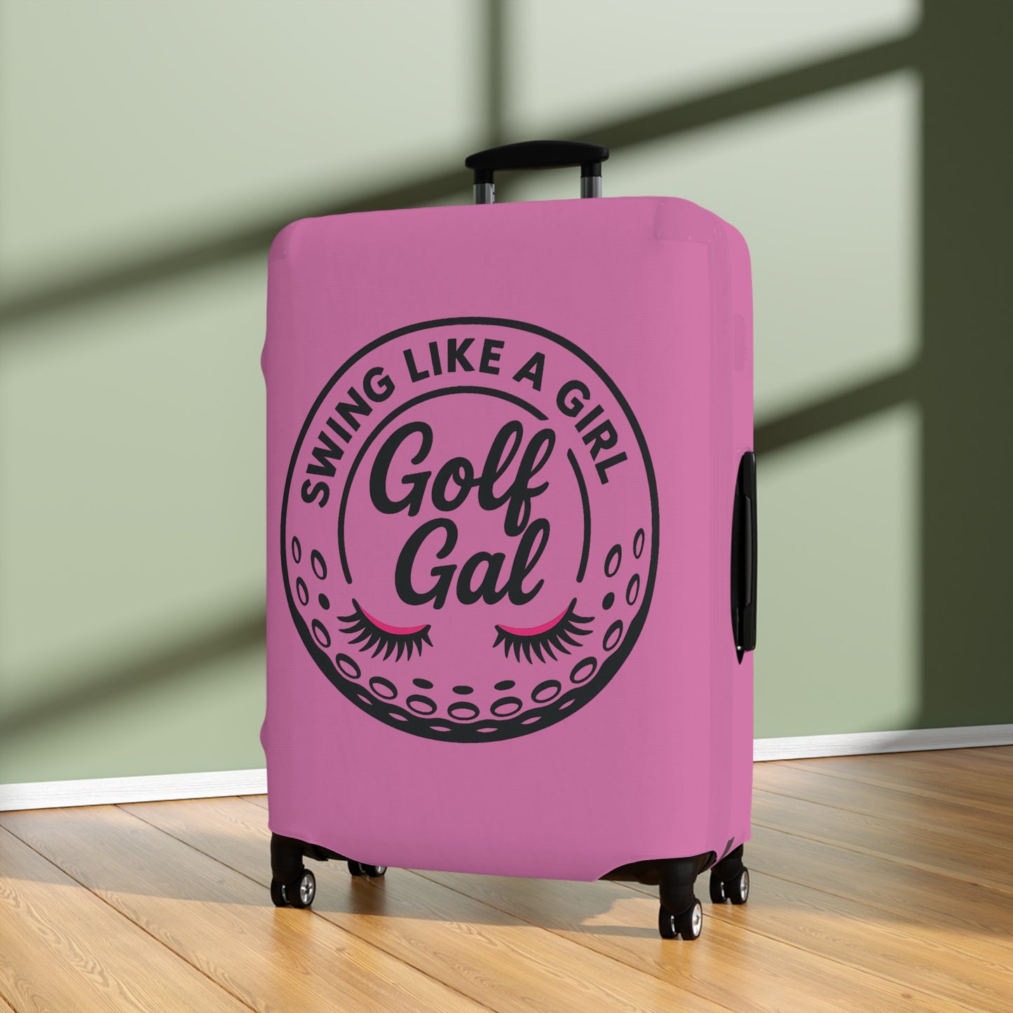 Golf Gal Luggage Cover Pink