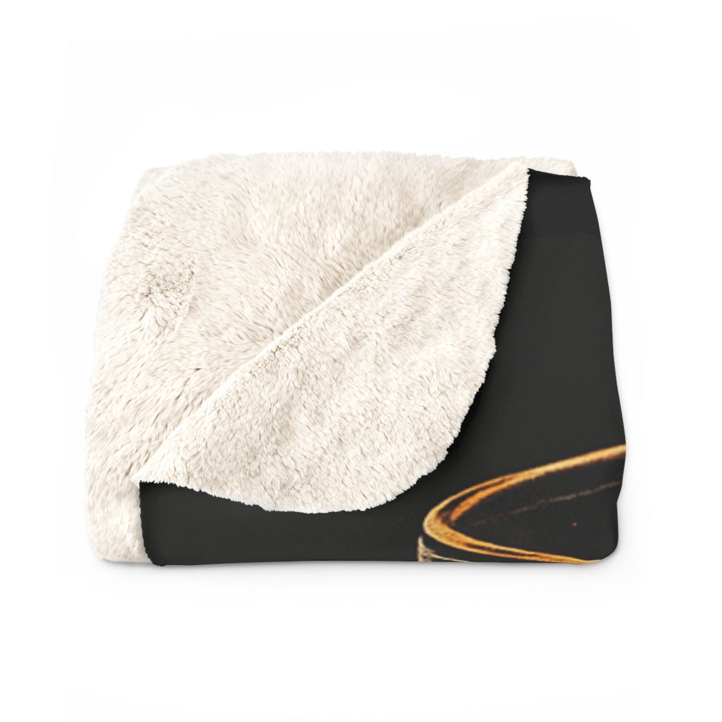 Whiskey and Golf Sherpa Fleece Blanket