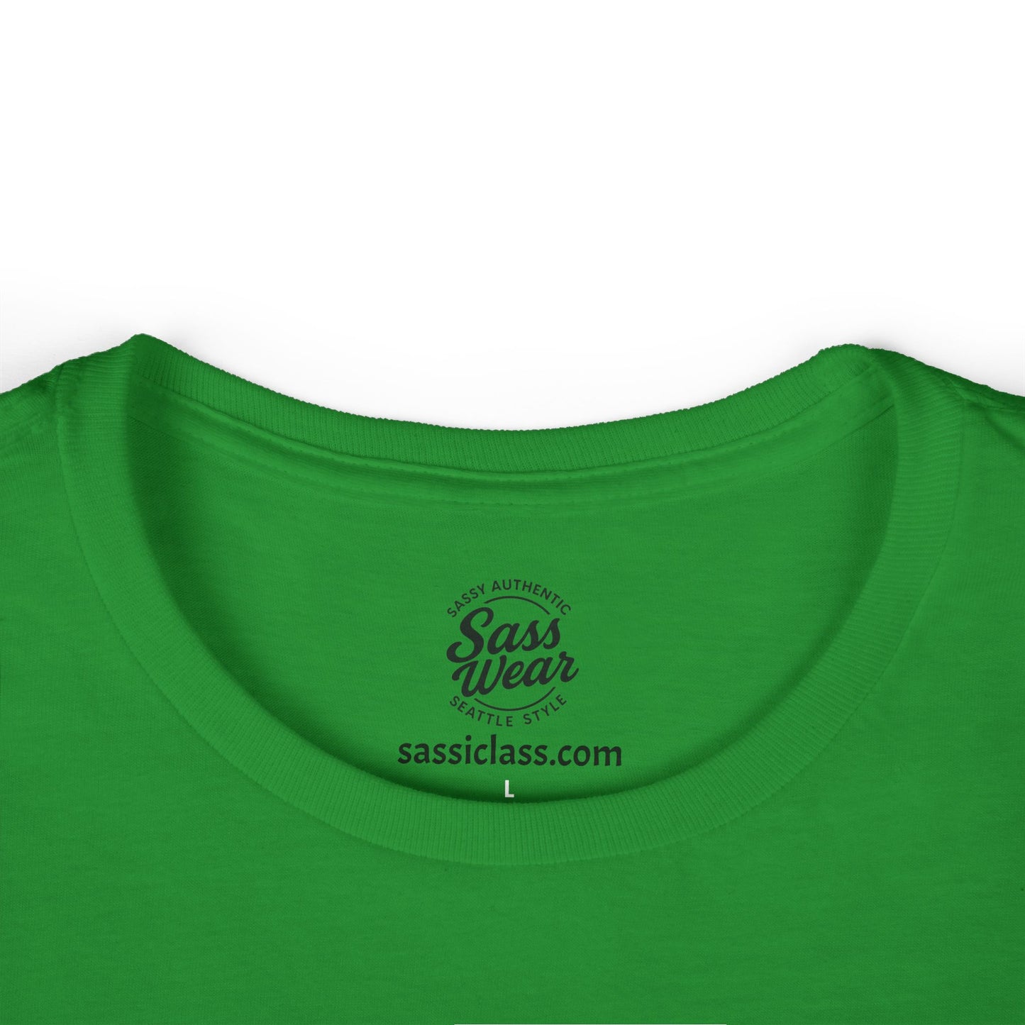 golf gal logo white Women's Softstyle Tee