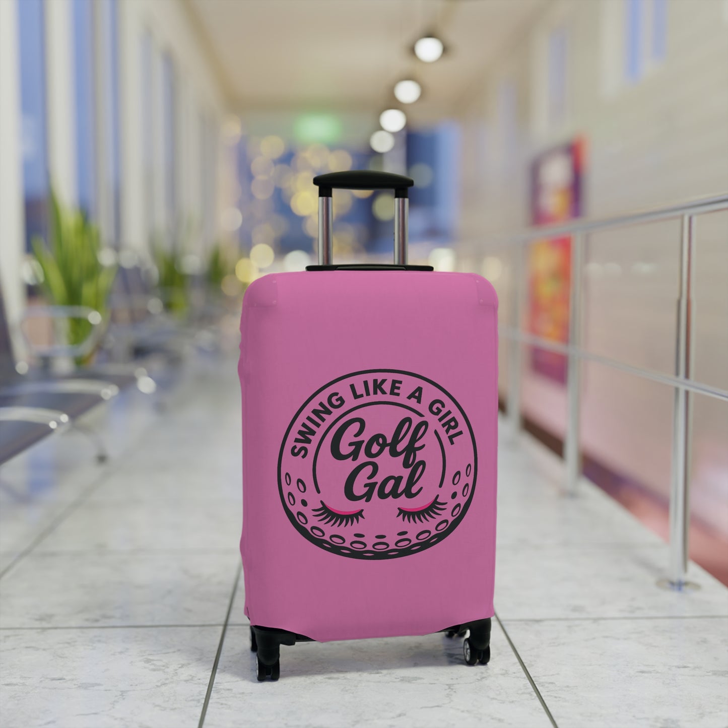 Golf Gal Luggage Cover Pink