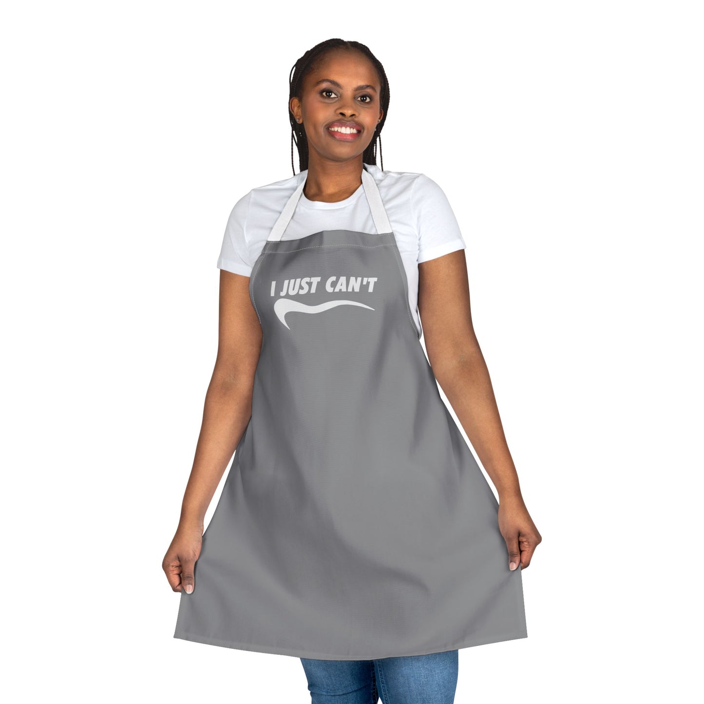 Gray I just Can't  Apron
