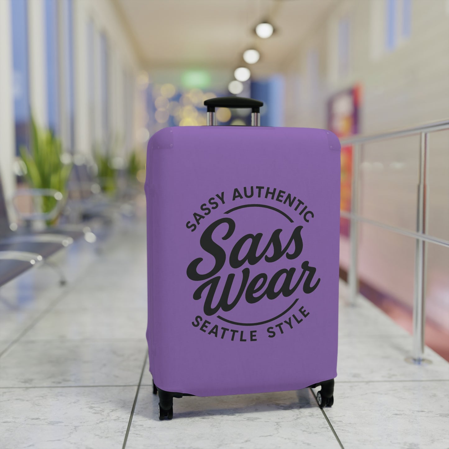 Sass Wear Luggage Cover Purple