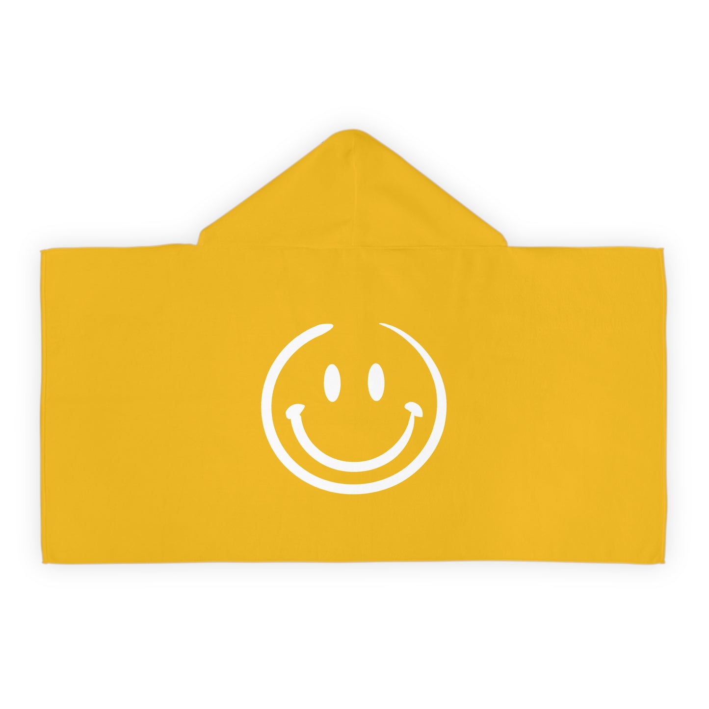 Yellow Smiley Face Kids Hooded Towel/ Beach Cover-Up