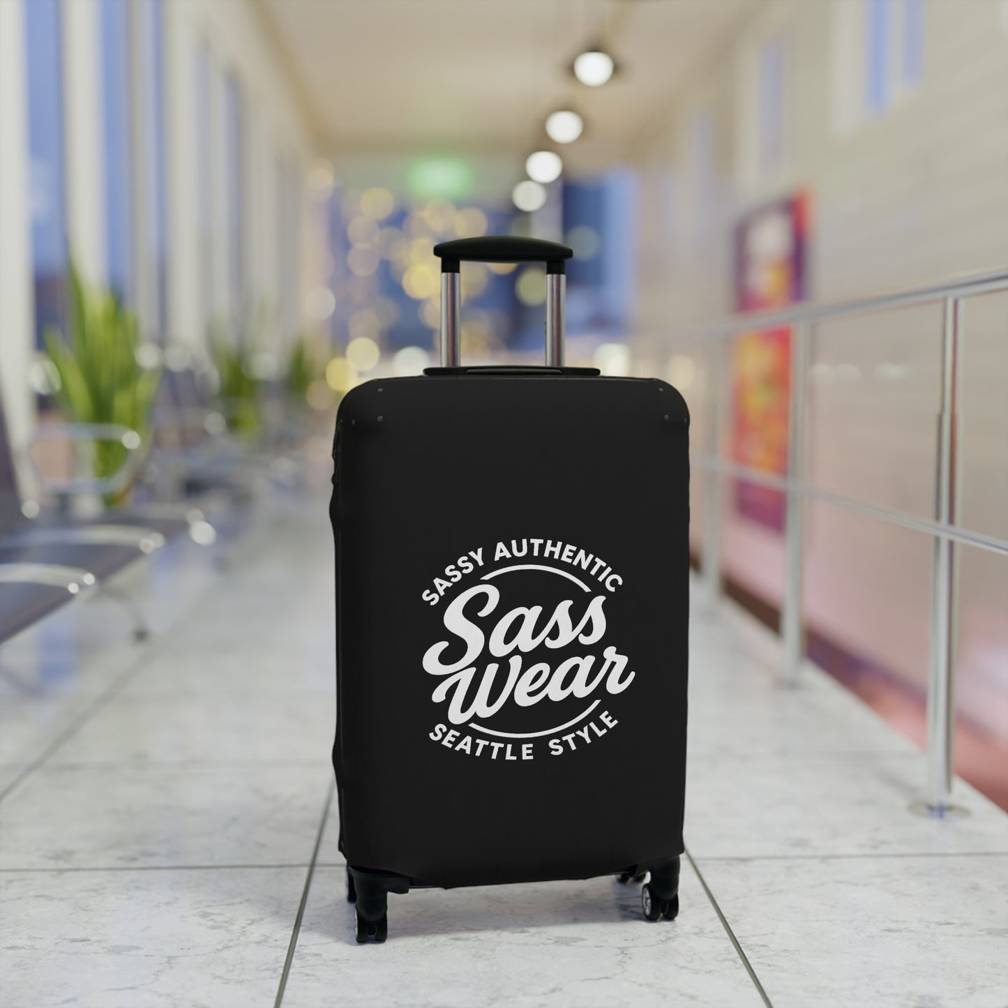 Sass Wear Luggage Cover Black