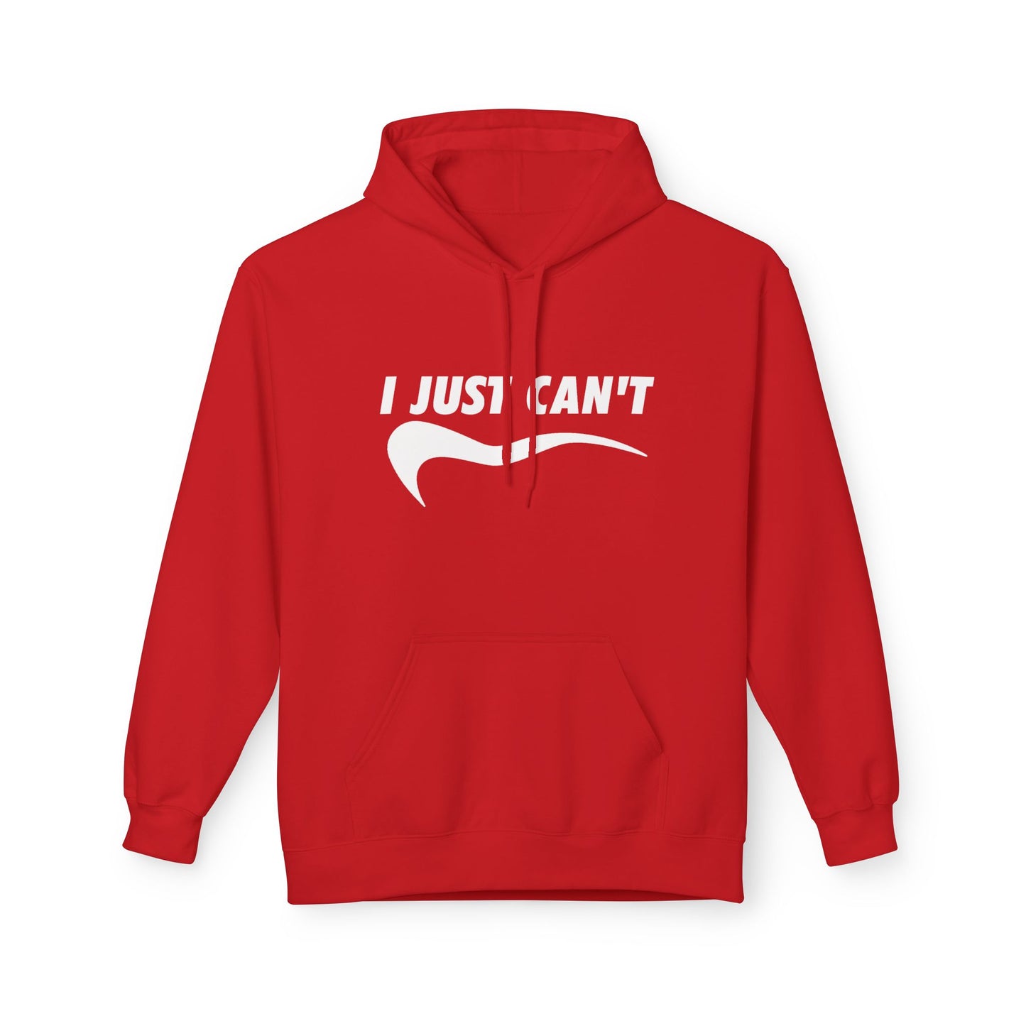 White I Just Can't Hoodie
