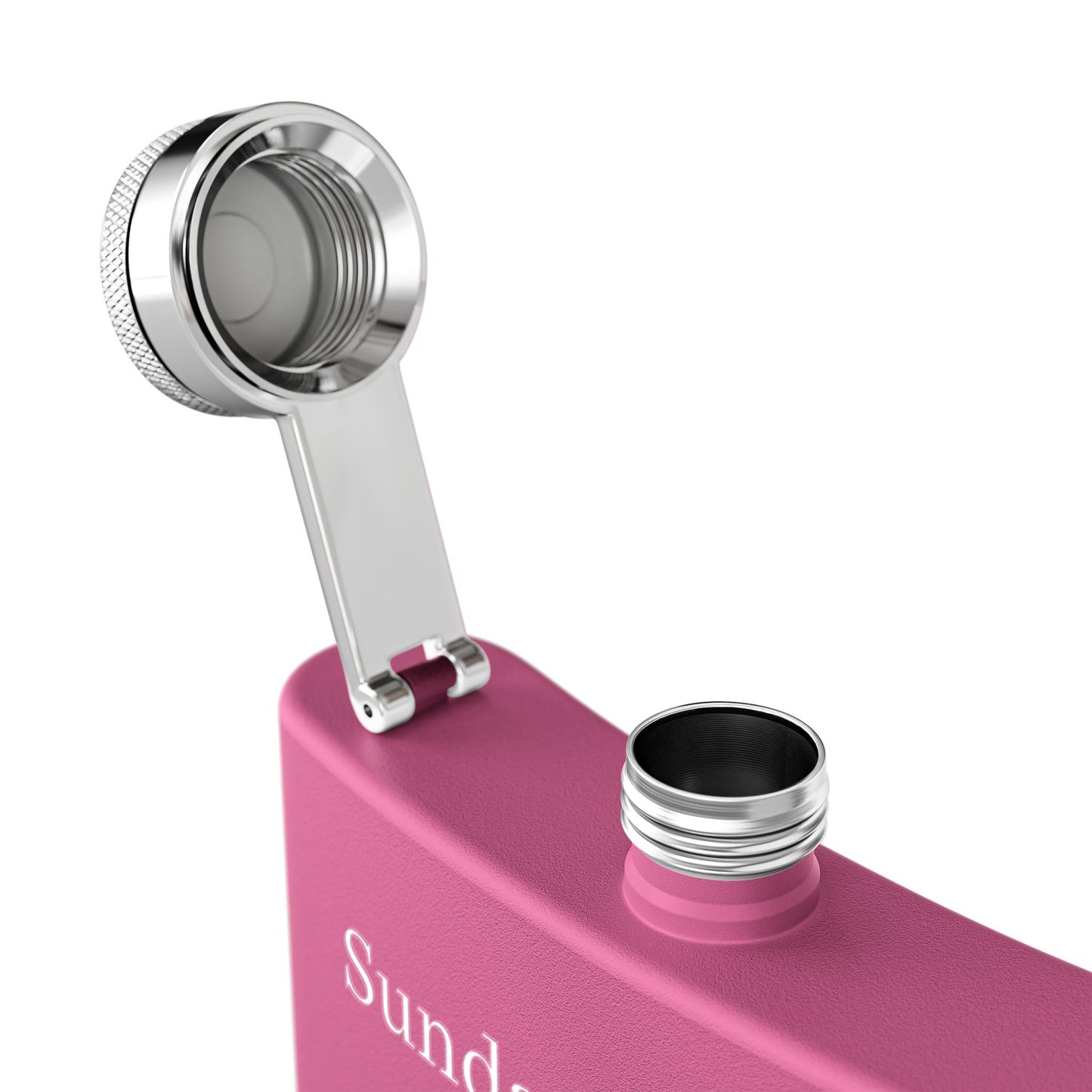 Sunday Church Golf Sleek Stainless Steel Flask