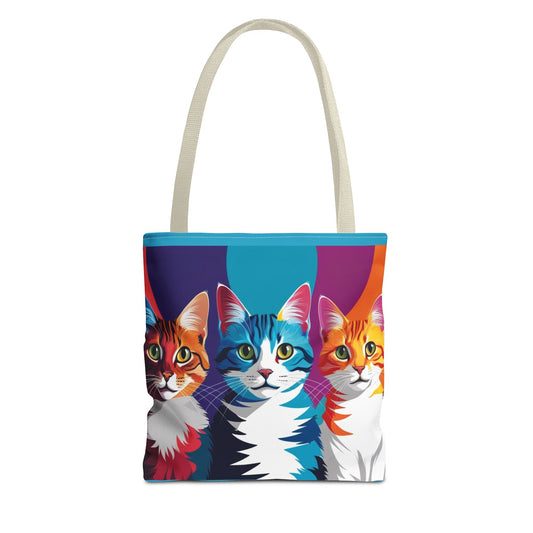 pop art cats Tote Bag