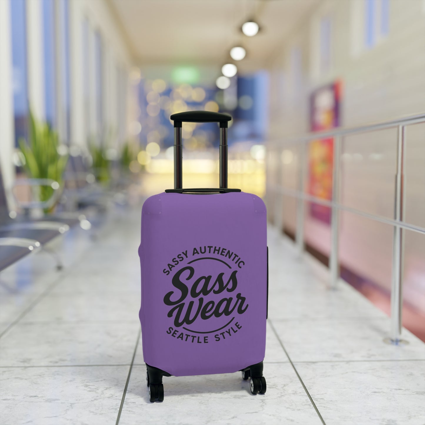 Sass Wear Luggage Cover Purple