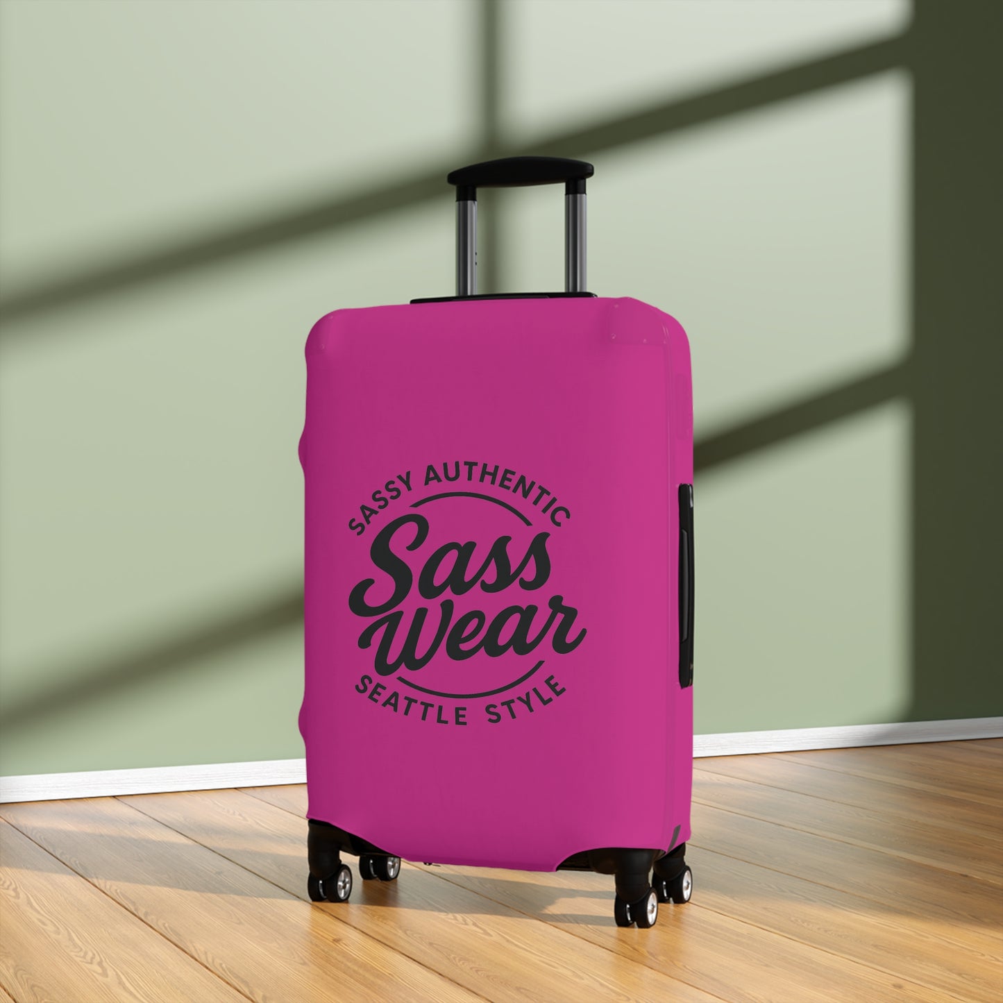 Sass Wear Luggage Cover Hot Pink