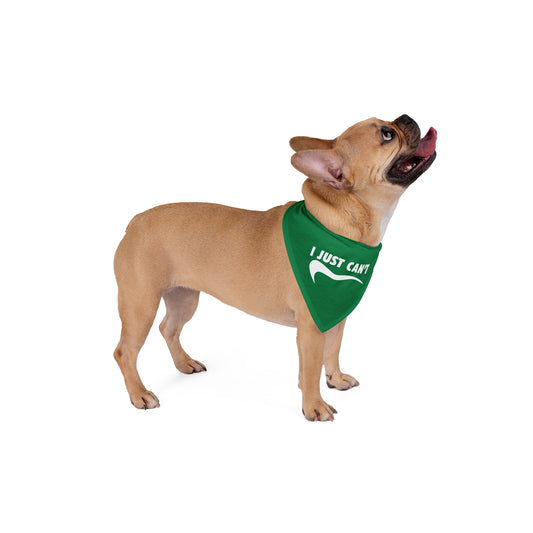 green I just can't Pet Bandana