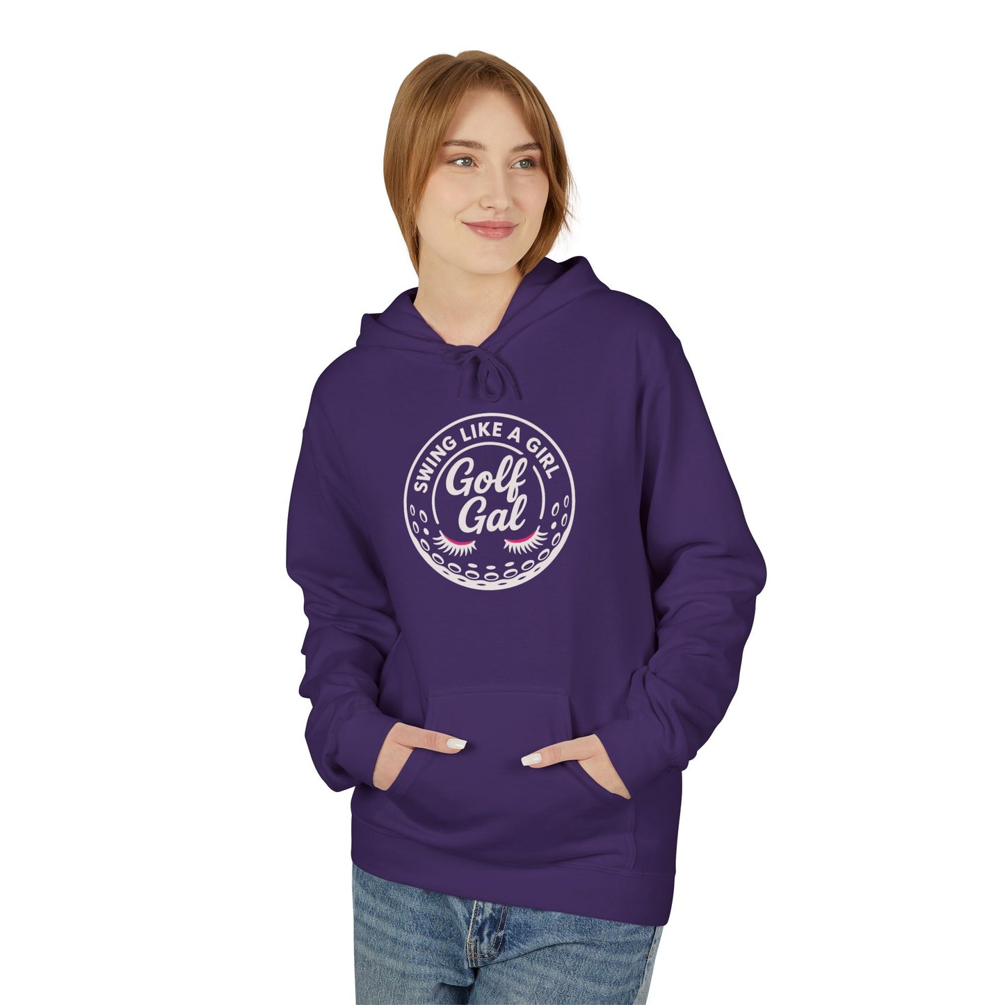 White Golf Gal Hoodie