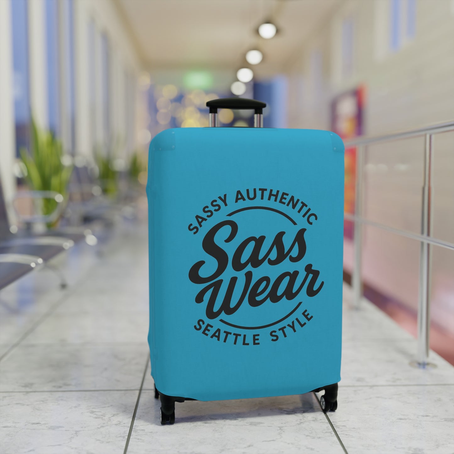 Sass Wear Luggage Cover Turquiose