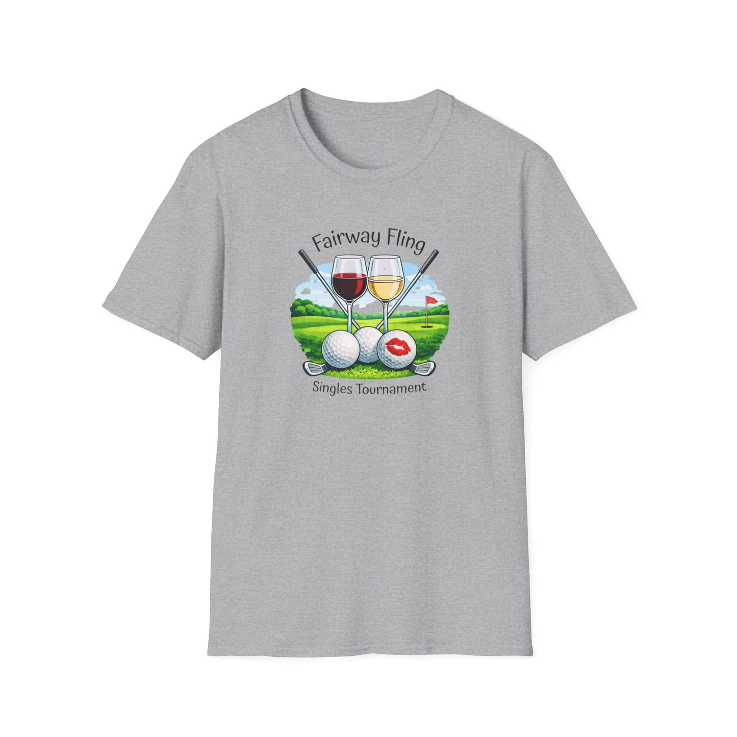 "Fairway Fling" Singles Tournament  unisex Graphic Tee