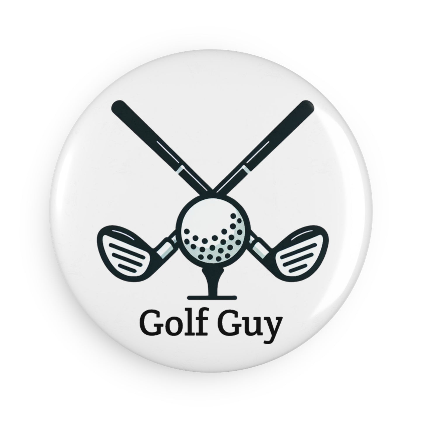 Golf Guy Button Magnet