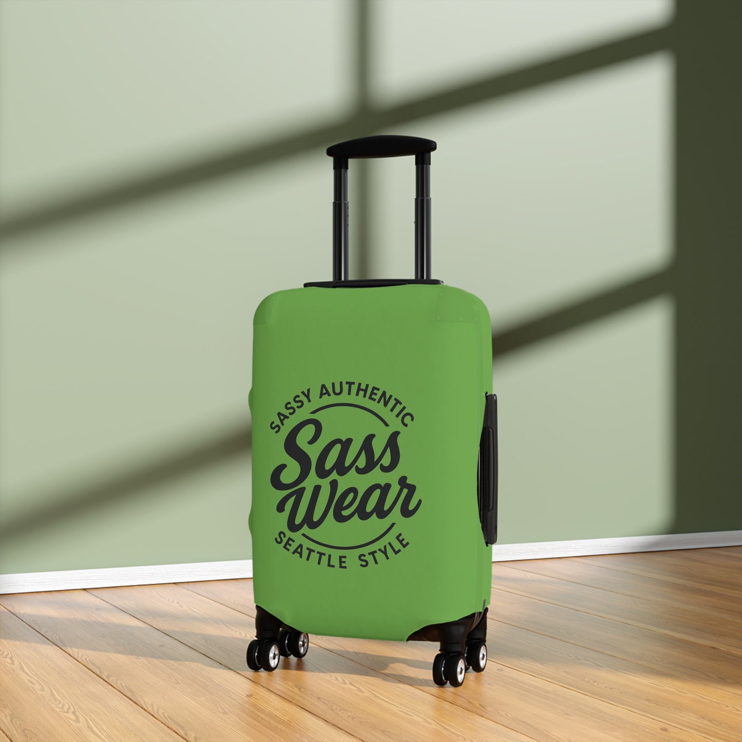Sass Wear Luggage Cover Green
