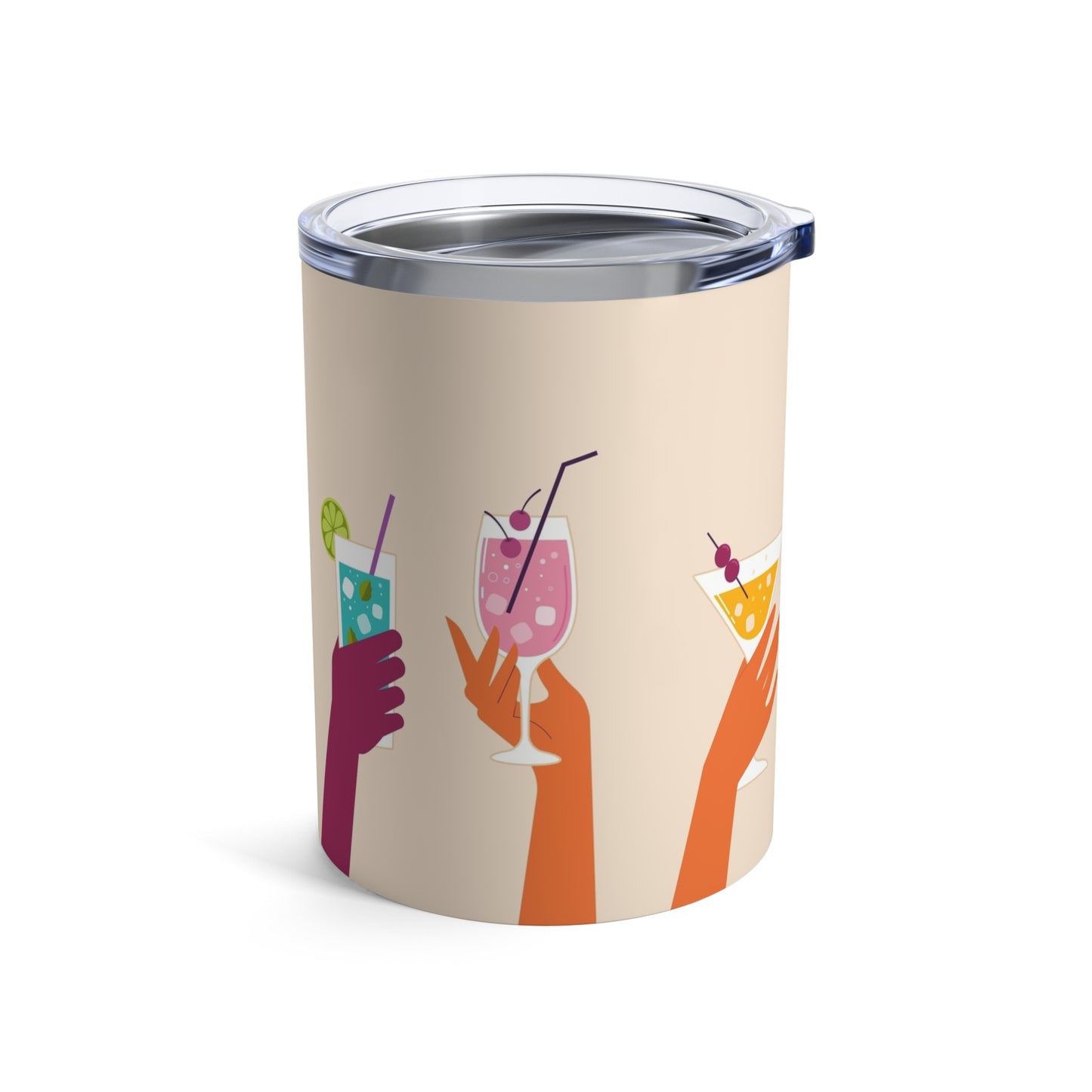 Fun hands holding glasses Whiskey/Wine Tumbler