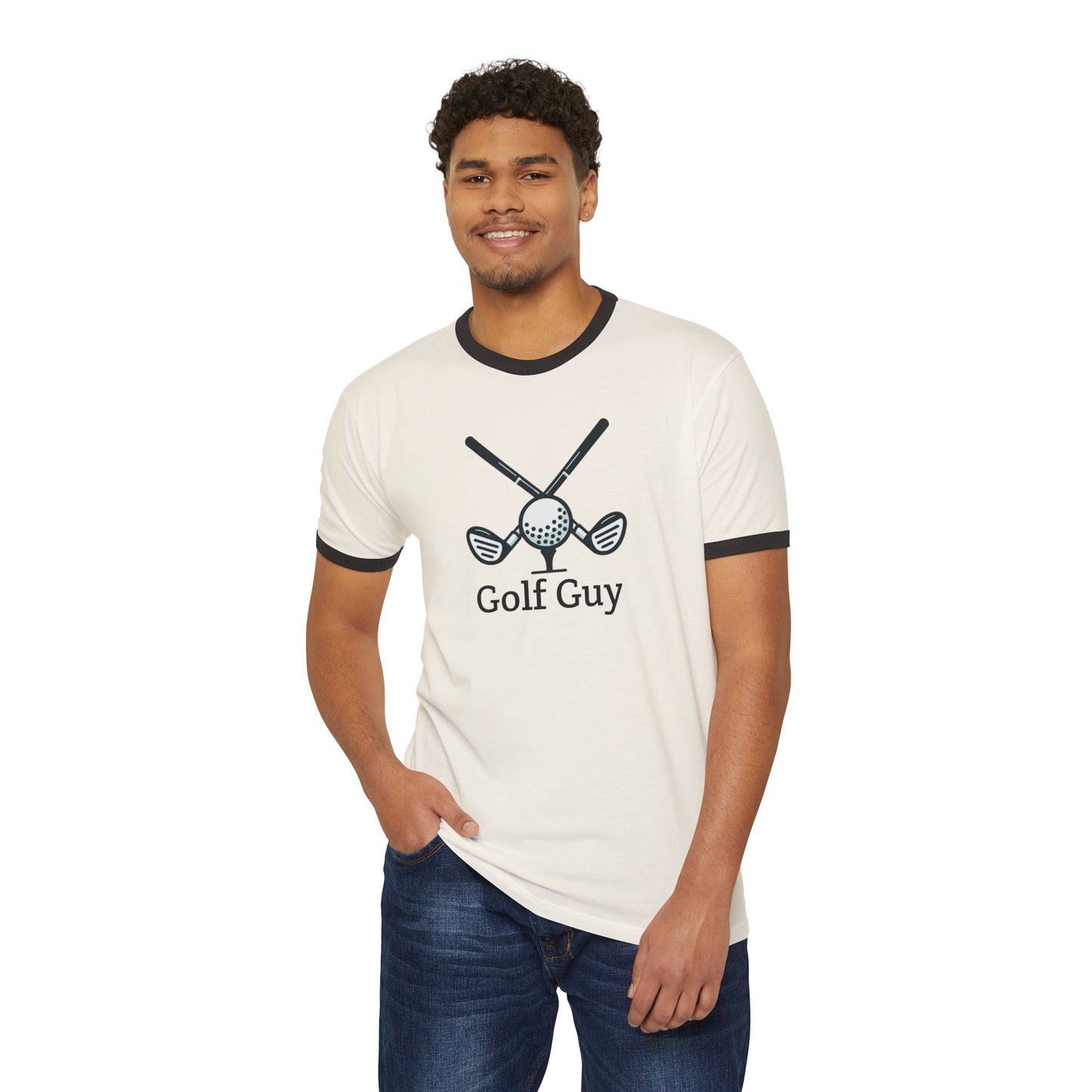 Golf Guy Cotton Ringer T-Shirt
