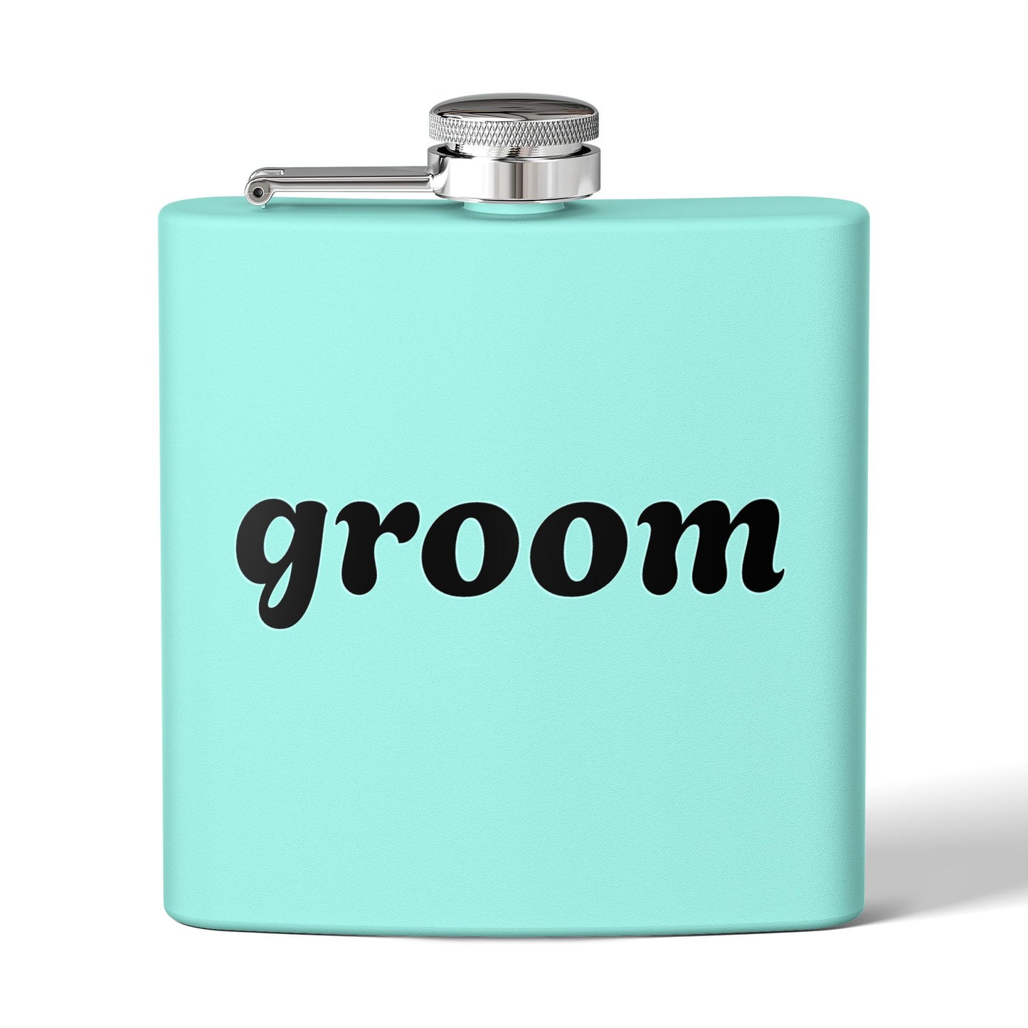 groom Sleek Stainless Steel Flask