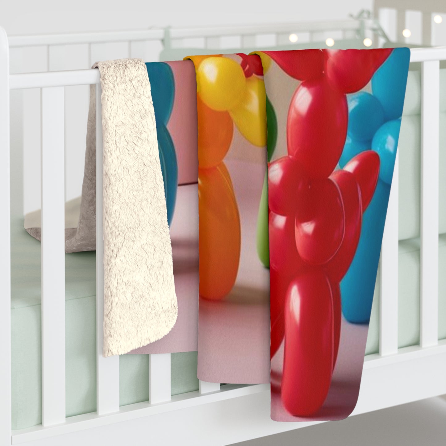 Balloon Animal Sherpa Fleece Blanket