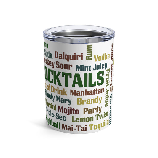 Cocktail words Whiskey/Wine Tumbler