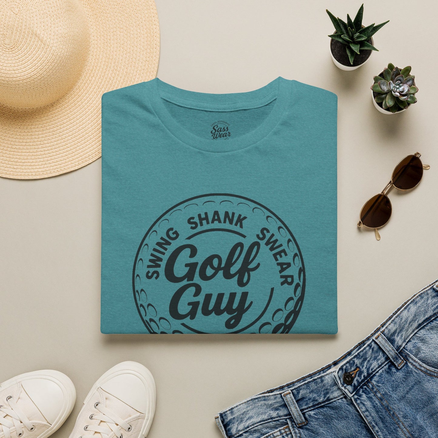 Golf Guy logo Softstyle T-Shirt