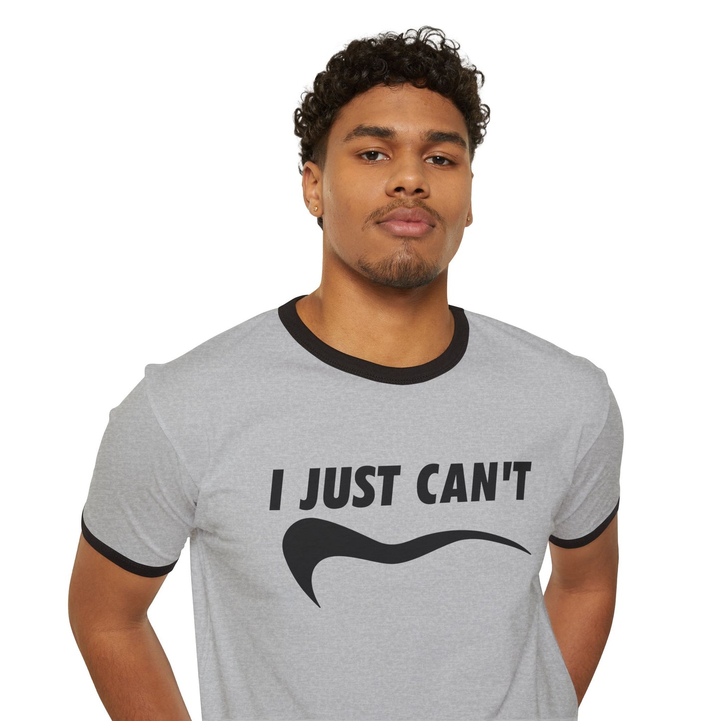 I just cant Unisex Cotton Ringer T-Shirt