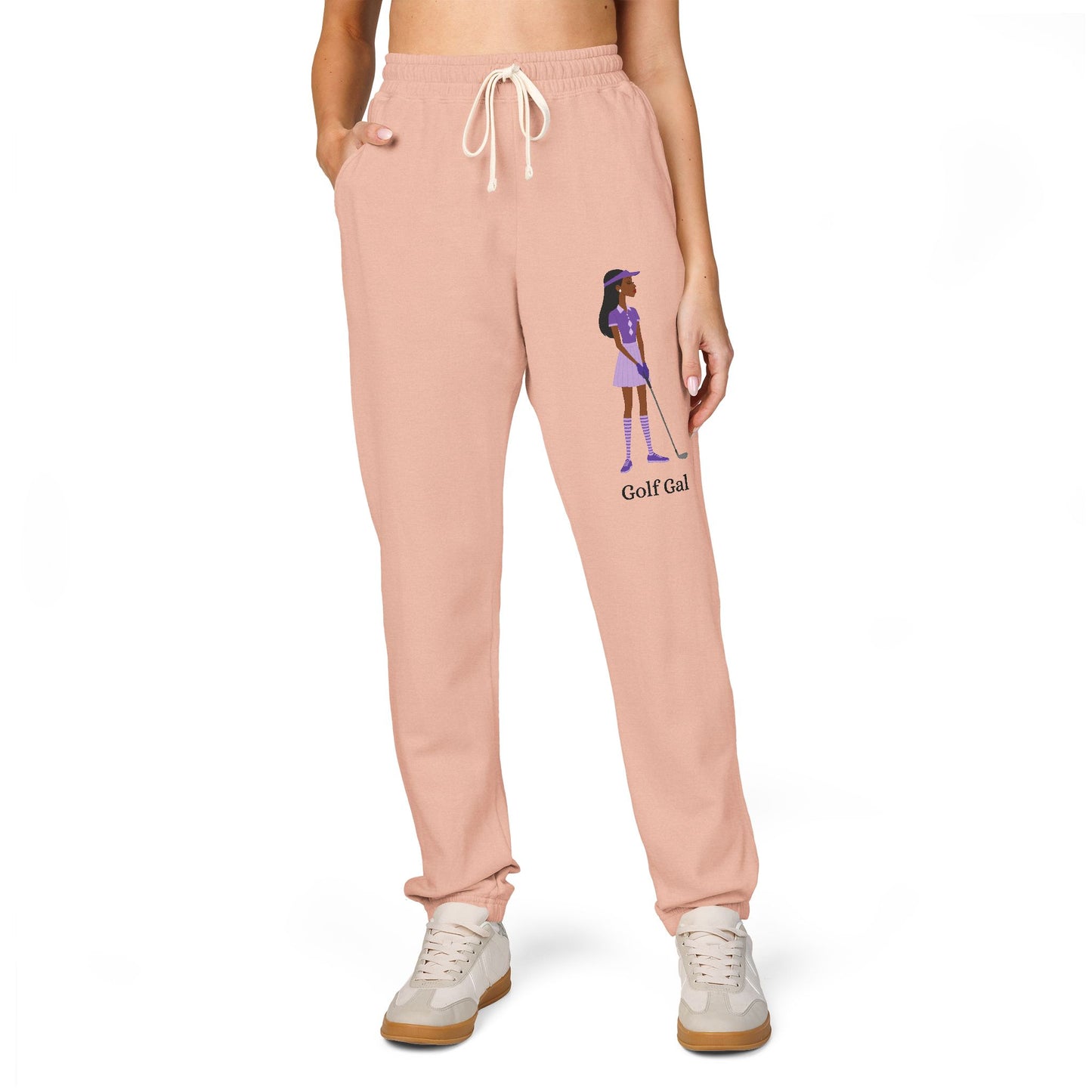 Golf Gal Garment-Dyed Fleece Sweatpants Violet