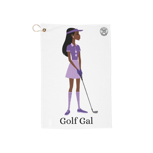 Golf gal Golf Towel Violet
