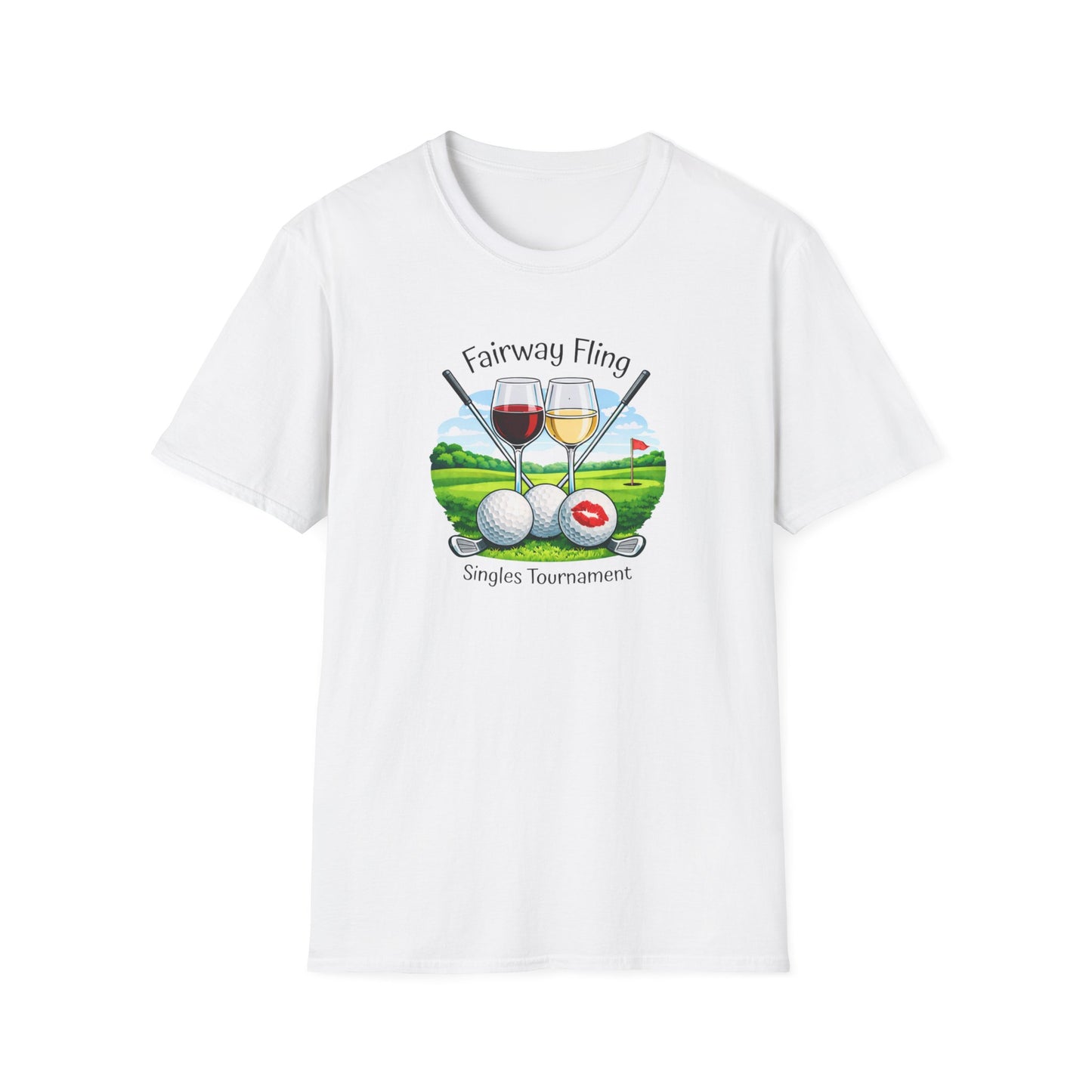 "Fairway Fling" Singles Tournament  unisex Graphic Tee