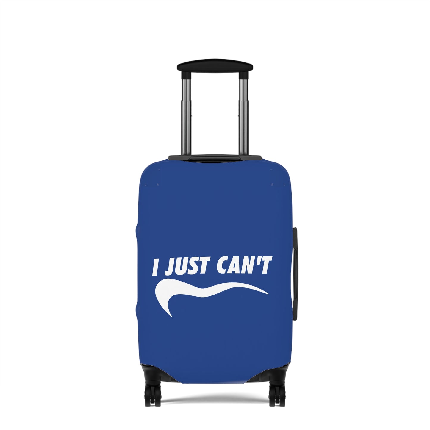 I Just Can't Luggage Cover Blue