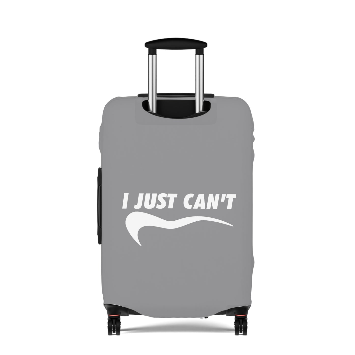 I Just Can't Luggage Cover Gray