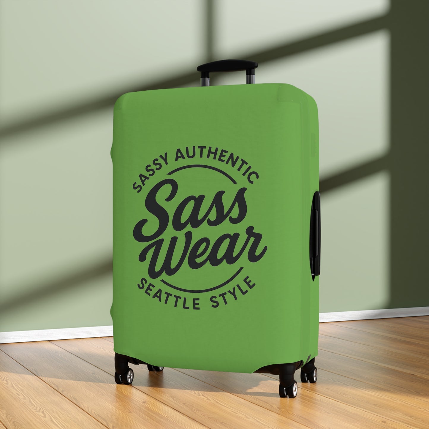Sass Wear Luggage Cover Green