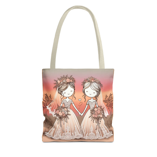 bride and bride Tote Bag