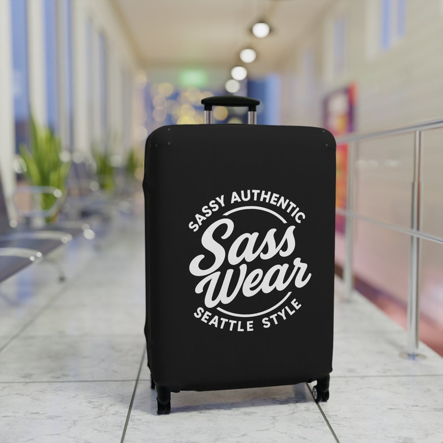 Sass Wear Luggage Cover Black