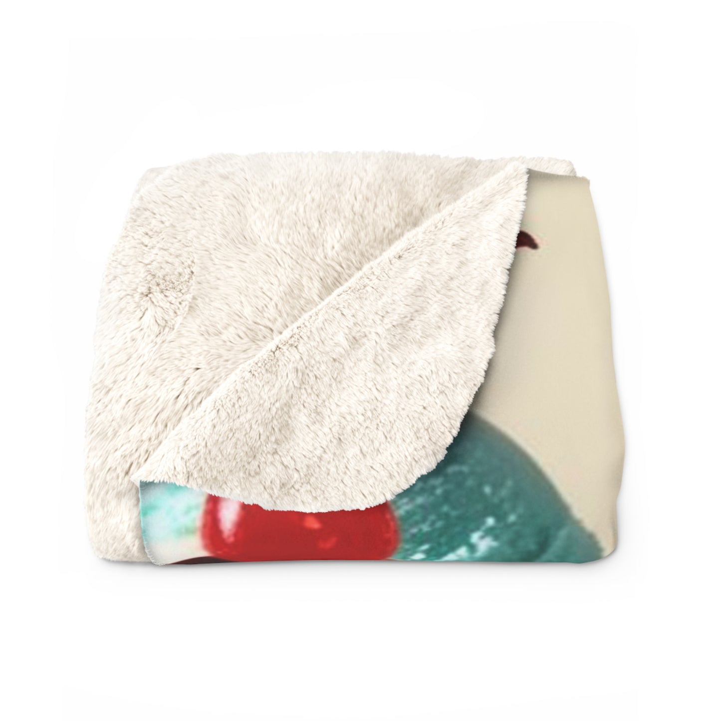 Sundae Sherpa Fleece Blanket