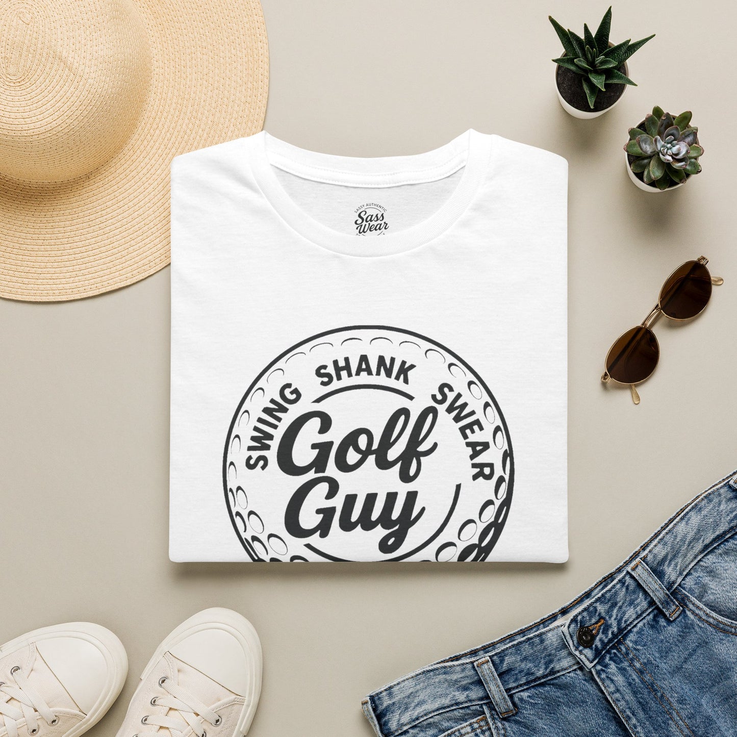Golf Guy logo Softstyle T-Shirt