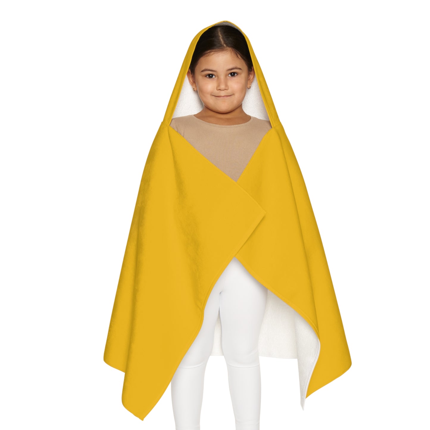 Yellow Smiley Face Kids Hooded Towel/ Beach Cover-Up