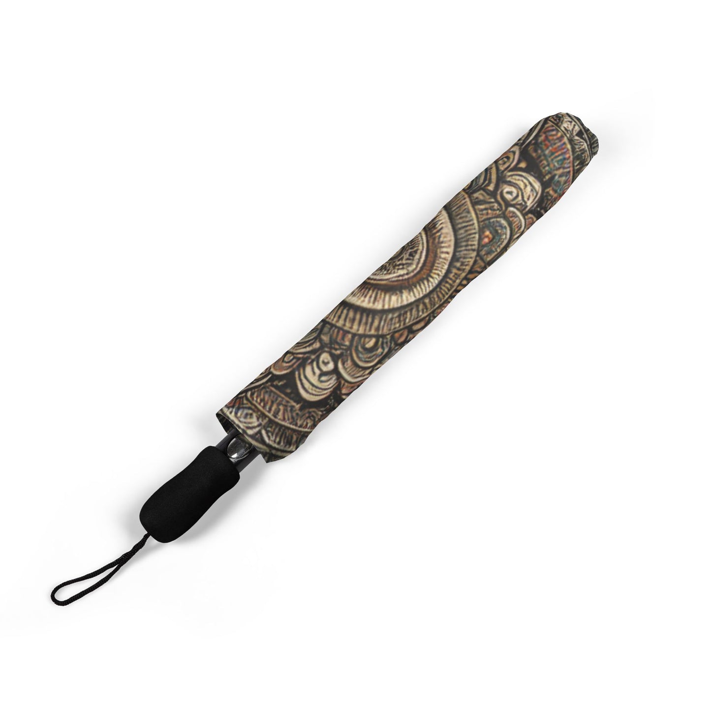 antique mandala Umbrella - Semi-Automatic Foldable Design