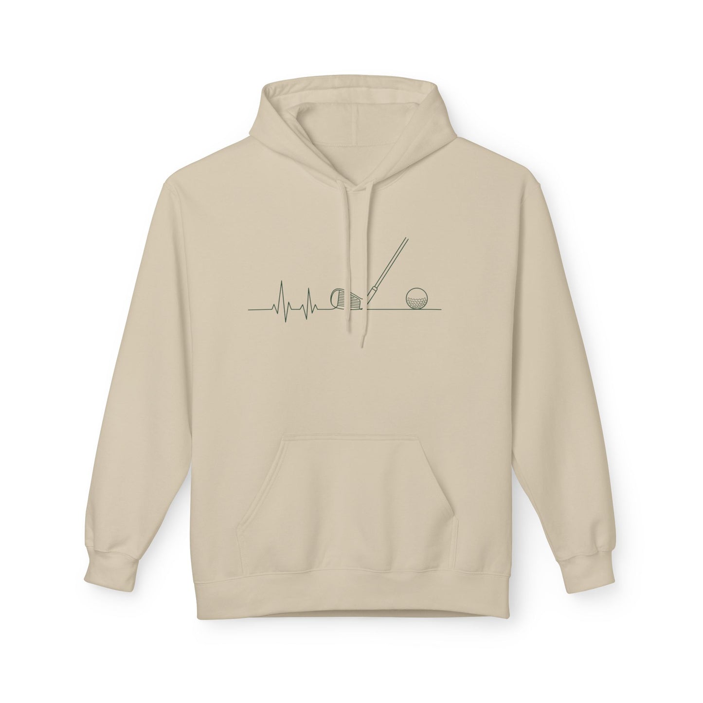 Golf Heartbeat Hoodie Hoodie
